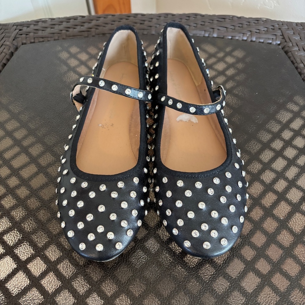 House of Harlow 1960 Studded Mary Jane Ballet Shoes Size 9M